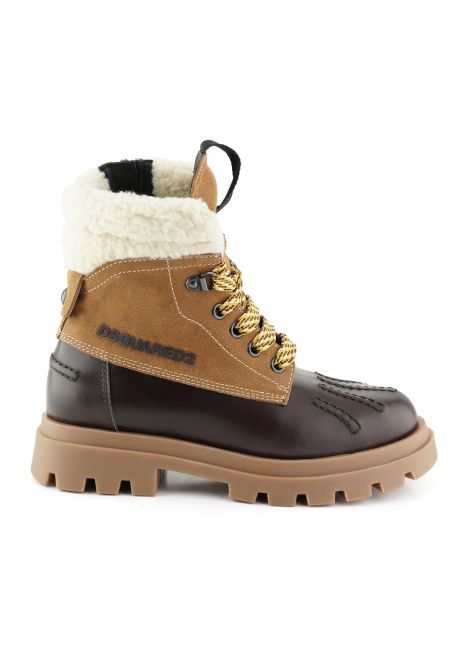 Anfibi con pelliccia DSQUARED2 JUNIOR | 837583